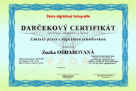 Darčekový certifikát