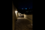 Zámecké schody - nočná atmosféra