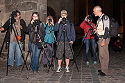 Účastníci workshopu Nočné foto